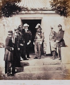 Ryhmä päämajassa, 52 valokuvan albumista, jotka liittyvät Krimin sotaan, 1855 tekijältä Roger Fenton