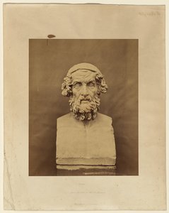 Homeros, British Museumissa olevan rintakuvan mukaan tekijältä Roger Fenton
