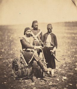 Ismail pasha ja avustajat tekijältä Roger Fenton