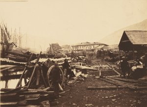 Landing Place Rautatievarastot, Balaklava tekijältä Roger Fenton