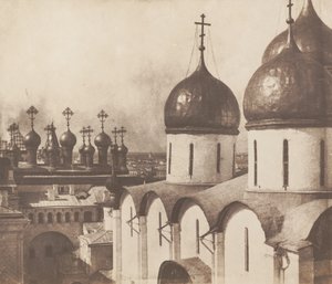 Moskova, Kremlin kirkkojen kupolit tekijältä Roger Fenton