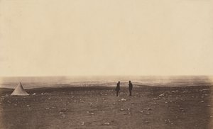 Upseerit Cathcarts Hillin näköalapaikalla tekijältä Roger Fenton