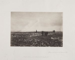 Officers on the Lookout Cathcarts Hillissä, 1855. tekijältä Roger Fenton