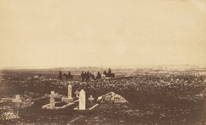 Konstaapelit vartiossa Cathcarts Hillillä tekijältä Roger Fenton