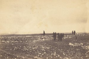 Poliisit vartiossa Cathcarts Hillillä. tekijältä Roger Fenton