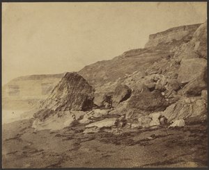 Rocken End (länteen päin), Wightin saari tekijältä Roger Fenton