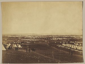 Liittoutuneiden leiri ennen Sebastopolia tekijältä Roger Fenton
