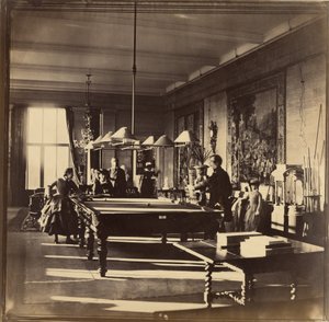 [Biljardihuone, Mentmore House] tekijältä Roger Fenton