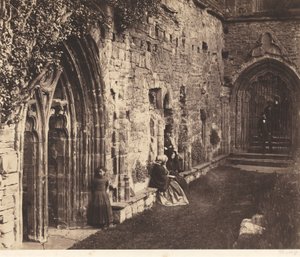 The Cloisters, Tintern Abbey,1854 (kuva) tekijältä Roger Fenton