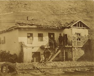 Vanha postitoimisto, Balaklava. tekijältä Roger Fenton