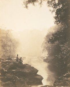 Wharfe and Pool, Below the Strid, 1854. tekijältä Roger Fenton