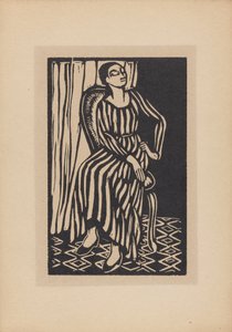 Raidallinen mekko tekijältä Roger Fry