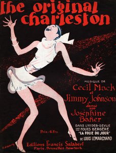 Josephine Baker La Folie du Jour -lehdessä. 1927 (kuva) tekijältä Roger de Valerio