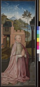 Omistaja rukouksessa, n. 1435 (tempera ja öljy aluksella) tekijältä Rogier van der (workshop of) Weyden
