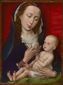 Neitsyt ja lapsi tekijältä Rogier van der (workshop of) Weyden