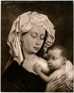 Madonna ja lapsi, 1927 tekijältä Rogier van der Weyden
