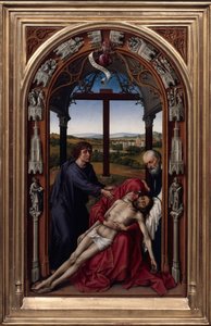 Neitsyt Marian alttari Miraflores Alttari, n. 1440 tekijältä Rogier van der Weyden
