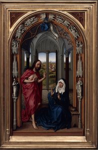 Neitsyt Marian alttari Miraflores Alttari, n. 1440 tekijältä Rogier van der Weyden