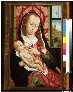 Neitsyt ja lapsi, noin 1480 tekijältä Rogier van der Weyden