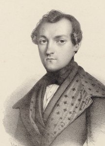 Pianisti ja säveltäjä Antoine de Kontskin muotokuva 1817-1899. tekijältä Romain Cazes