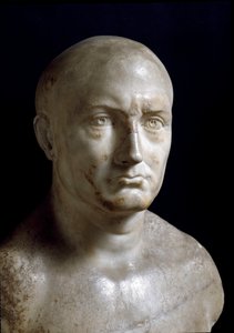 Afrikkalaisen Scipion rintakuva (marmoriveistos) tekijältä Roman