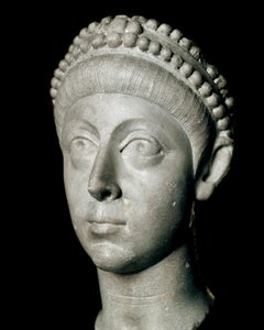 Itä-Rooman keisarin Flavius Arcadiuksen (377-408) rintakuva Istanbul, Arkeologinen museo tekijältä Roman