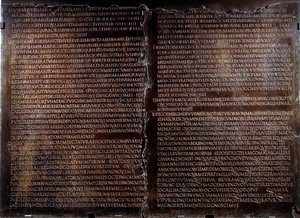 Claudienne-pöytä: Clauden puhe (Claudius tai Clodio tekijältä Roman