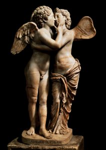 Cupid ja Psyche (marmori) tekijältä Roman