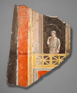 Fragmentti naisesta parvekkeella tekijältä Roman