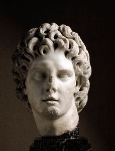 Aleksanteri Suuren pää, 2. vuosisadalla eKr. (veistos) tekijältä Roman