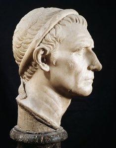 Antiokhos III Suuren johtaja (marmoriveistos) tekijältä Roman