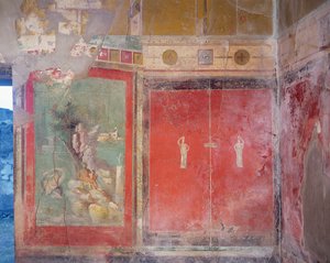 Herkules Hesperides-puutarhassa, pappi Amanduksen talosta, noin 15 eKr.-50 jKr. tekijältä Roman