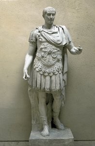 Jules Cesar (Julius Caesar) (100-44 eKr.) Veistos - Rooman sivilisaation museo, Rooma tekijältä Roman