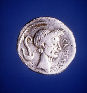 Julius Caesar - roomalainen kolikko tekijältä Roman