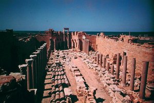 Leptis Magna, Labdah (limestone) (photo)finn tekijältä Roman