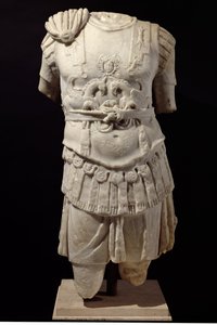 Loricate Torso, 200-luvun loppu jKr. (marmori) tekijältä Roman