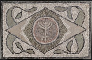 Menoran mosaiikki, 6. vuosisadalla jKr. (kivi ja laasti) tekijältä Roman