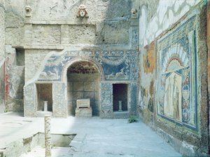 Neptunuksen ja amfitriitin talon ulkoilmatriklinium tekijältä Roman