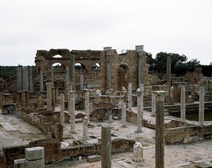 Keisari Hadrianuksen aikana rakennettu julkinen kylpylä, 2. vuosisadalla tekijältä Roman