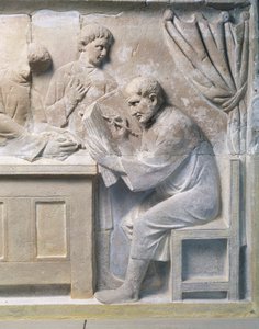 Veronkerääjää kuvaava kohokuvio mausoleumista tekijältä Roman