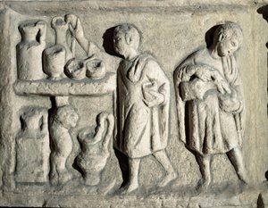 Roomalainen taide: "Kotimainen työssä" "1. vuosisadalla jKr Rooma, Rooman sivilisaation museo tekijältä Roman