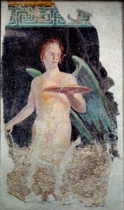 Roomalainen taide: Pompejin genie-siiven fresko - 1. vuosisadan loppu eKr. - Pariisi, Musee du Louvre tekijältä Roman
