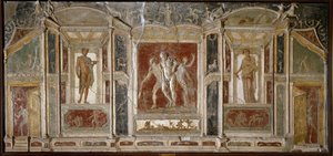 Roomalainen taide: Dionysos-ryhmä. 1. vuosisadalla. Pompejista. Napoli, kansallinen arkeologinen museo tekijältä Roman