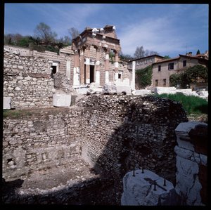 Roomalainen taide: näkymä pääkaupunkiin, 73 jKr, Brescia, Italia tekijältä Roman