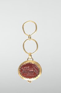 Intaglio ja voitto vaunuissa tekijältä Roman Imperial Period
