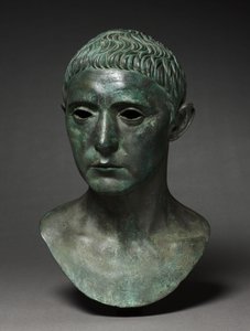 Miehen muotokuva, 27 eKr.-14 jKr tekijältä Roman Imperial Period