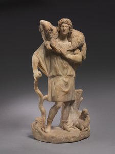Hyvä paimen, 280-290 tekijältä Roman Imperial Period