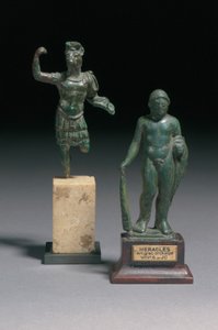 Figuuri Psychopomp Hermanubis, noin 2. vuosisadalla jKr tekijältä Roman Period Egyptian
