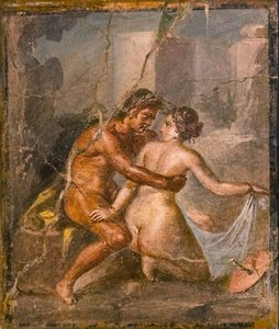 Satyr ja Nymfi, 1.H. 1. vuosisadalla. ILMOITUS.