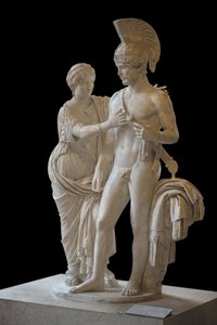 Art Rome Imperial Couple in March and Venus (120–140 jKr) veistos tekijältä Roman Roman